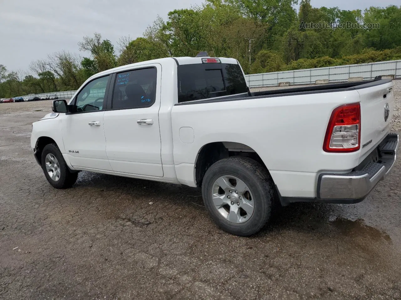 2019 Ram 1500 Big Horn/lone Star White vin: 1C6RRFFG8KN908603