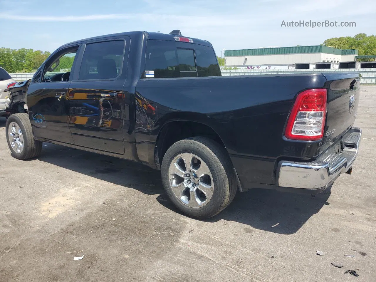 2019 Ram 1500 Big Horn/lone Star Черный vin: 1C6RRFFGXKN911776