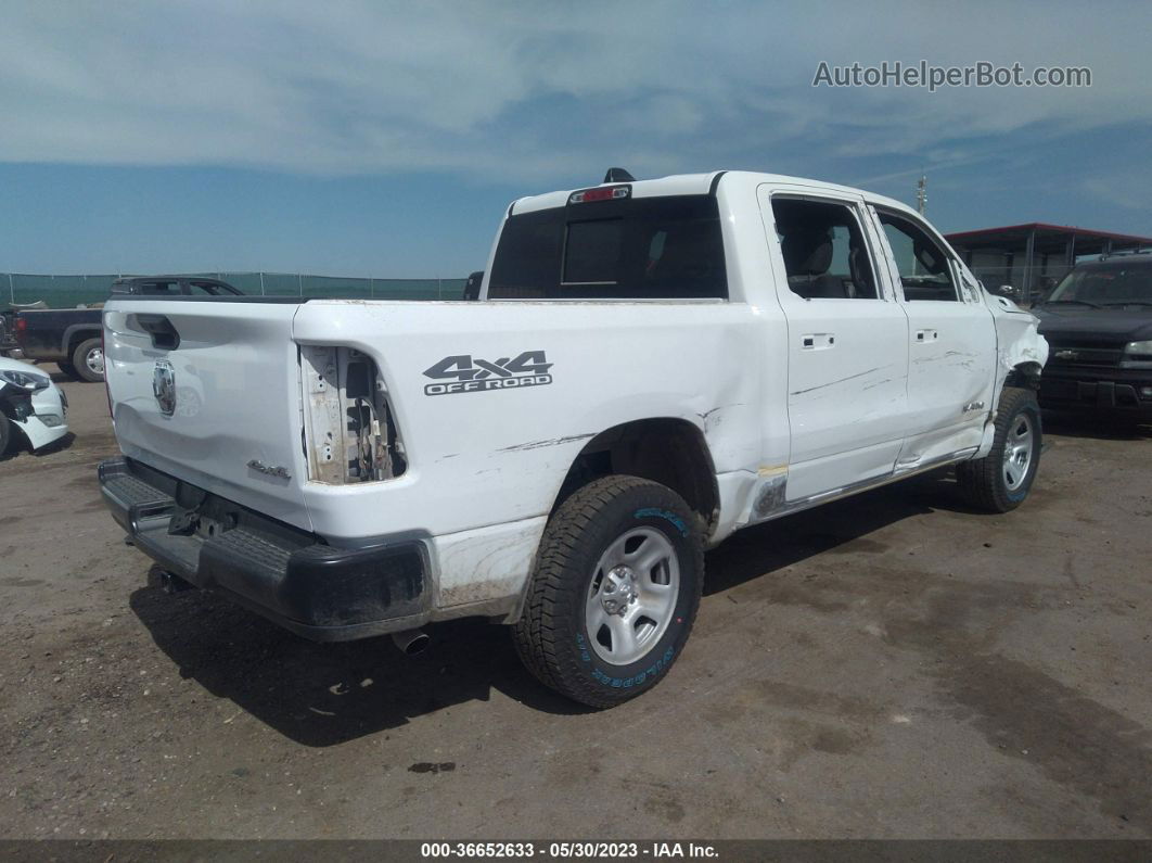 2022 Ram 1500 Tradesman White vin: 1C6RRFGGXNN442871