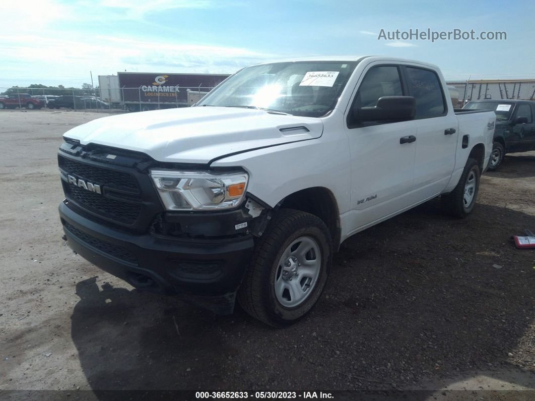 2022 Ram 1500 Tradesman White vin: 1C6RRFGGXNN442871