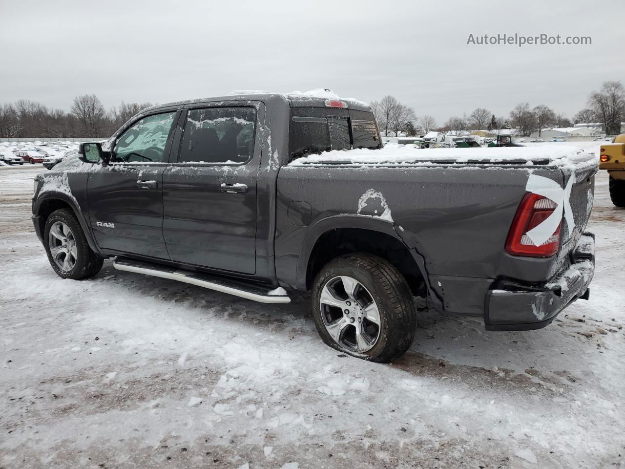 2019 Ram 1500 Laramie Gray vin: 1C6RRFJG6KN887354