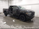 2022 Ram 1500 Big Horn  4x4 6'4 Box Black vin: 1C6RRFMG0NN414758