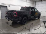 2022 Ram 1500 Big Horn  4x4 6'4 Box Black vin: 1C6RRFMG0NN414758