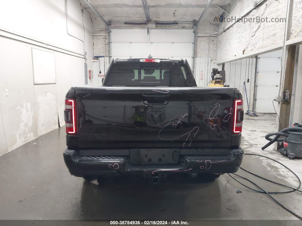 2022 Ram 1500 Big Horn  4x4 6'4 Box Black vin: 1C6RRFMG0NN414758