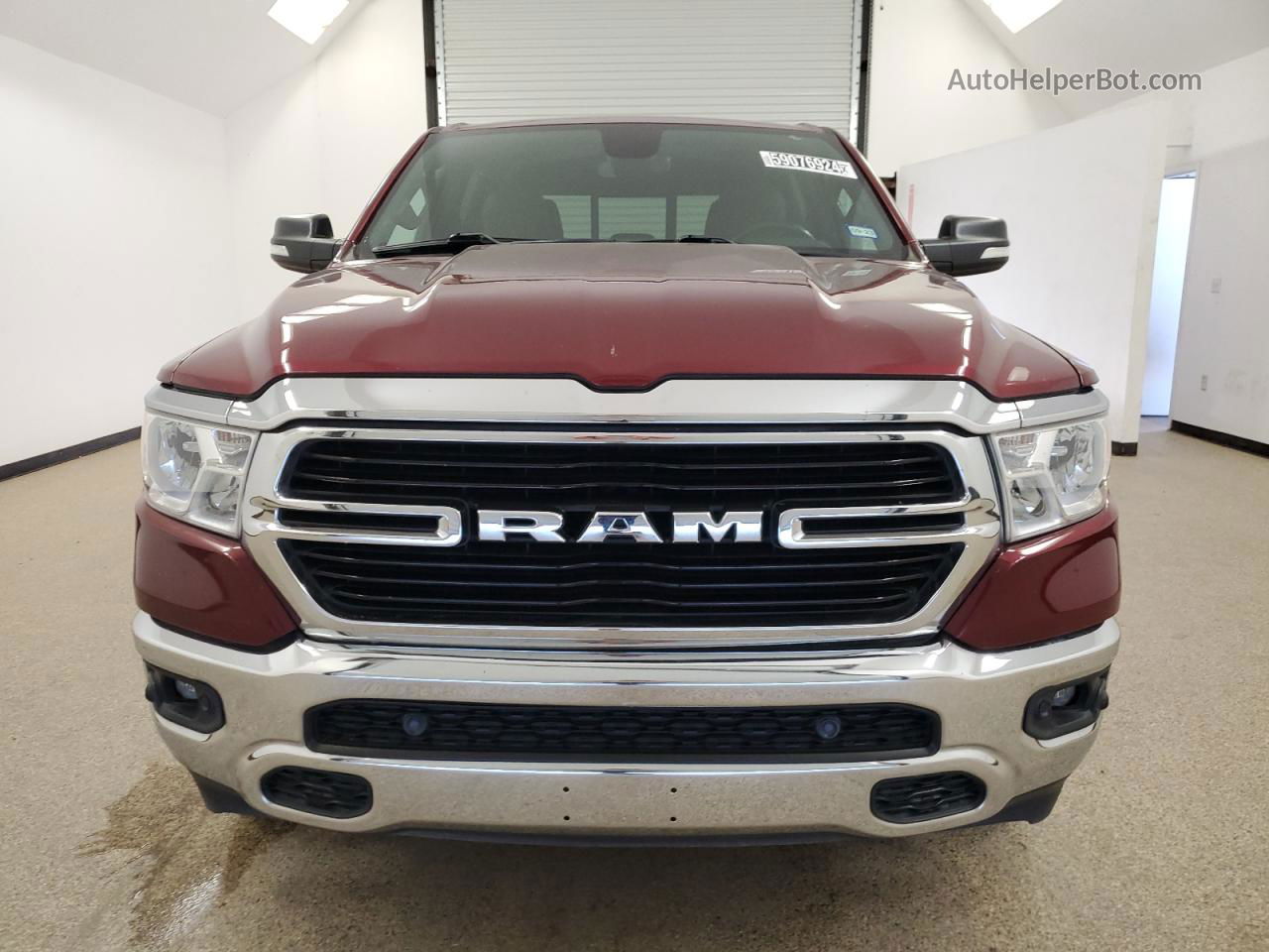 2019 Ram 1500 Big Horn/lone Star Maroon vin: 1C6RRFMG5KN848427