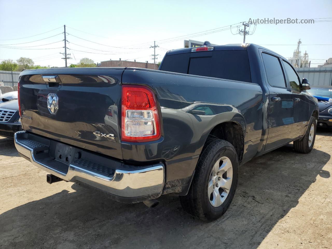 2019 Ram 1500 Big Horn/lone Star Charcoal vin: 1C6RRFMG5KN858407