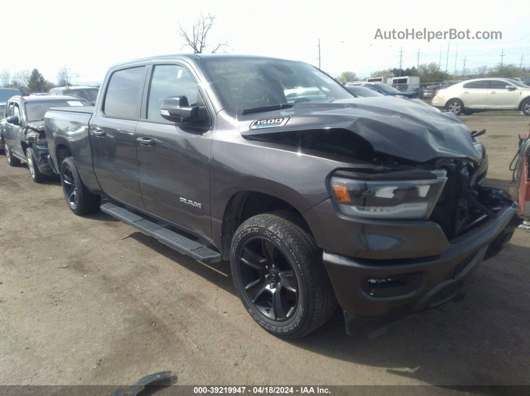 2022 Ram 1500 Big Horn  4x4 6'4 Box Серый vin: 1C6RRFMG8NN459494