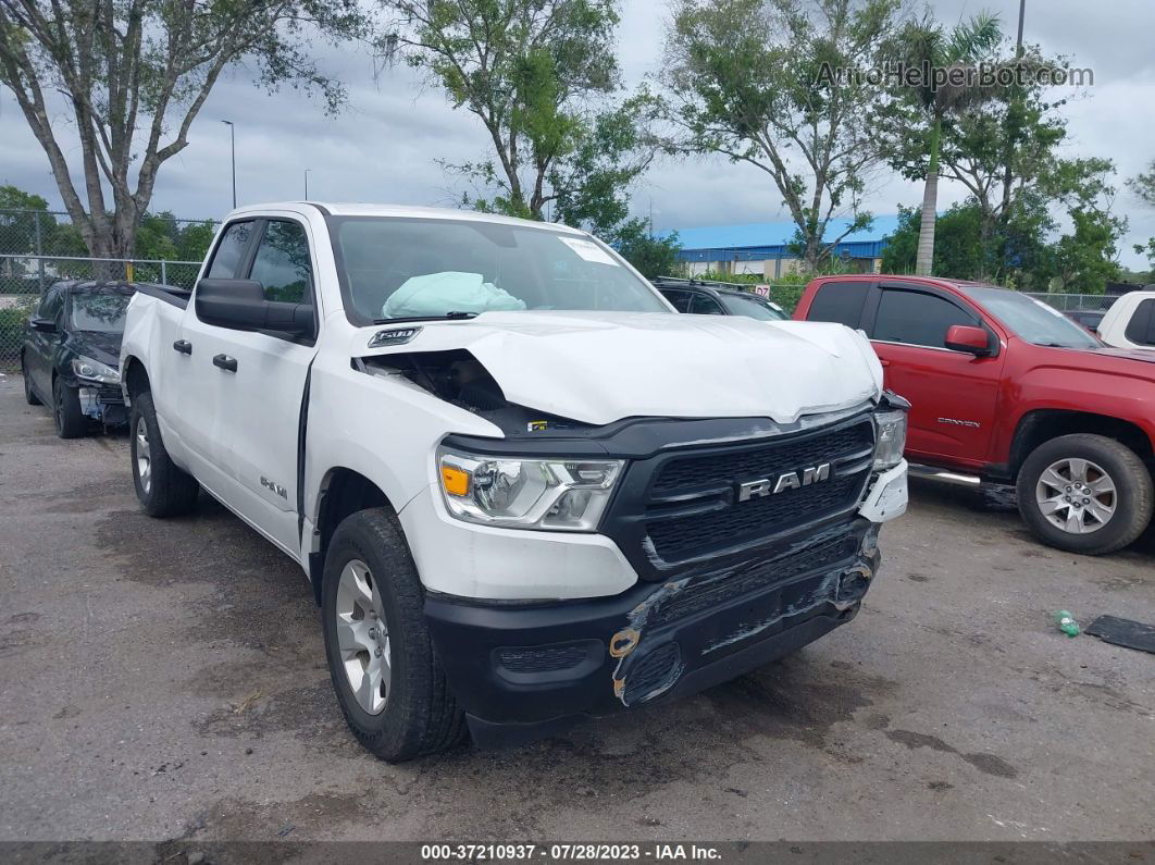 2020 Ram 1500 Tradesman  4x2 6'4" Box White vin: 1C6SRECG5LN232709