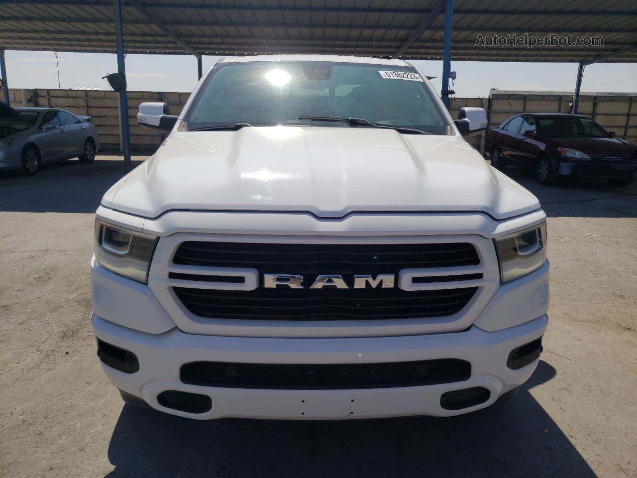 2019 Ram 1500 Big Horn/lone Star White vin: 1C6SRFBT1KN557554