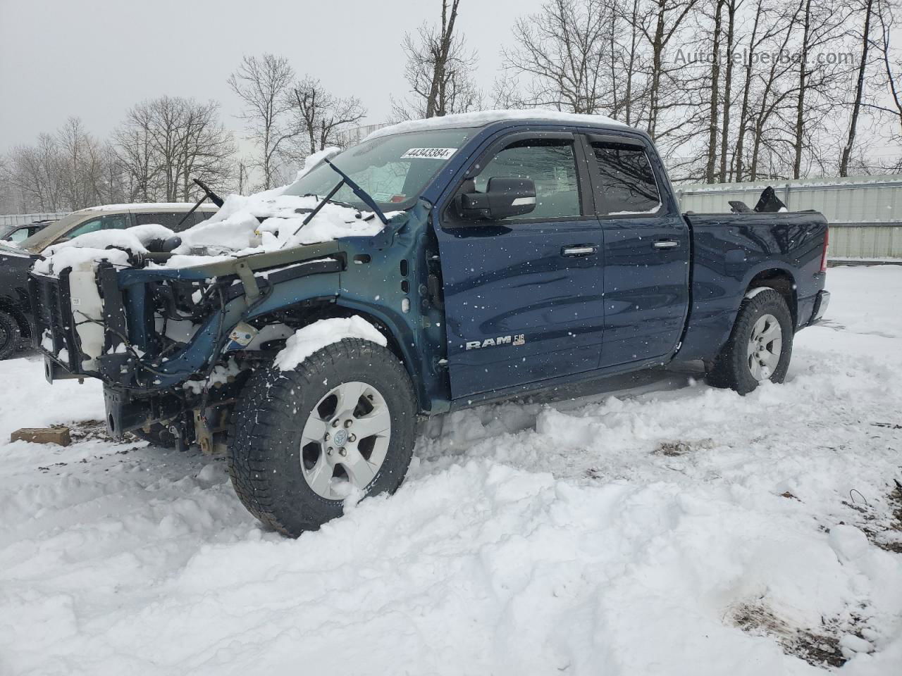 2019 Ram 1500 Big Horn/lone Star Blue vin: 1C6SRFBT1KN875755