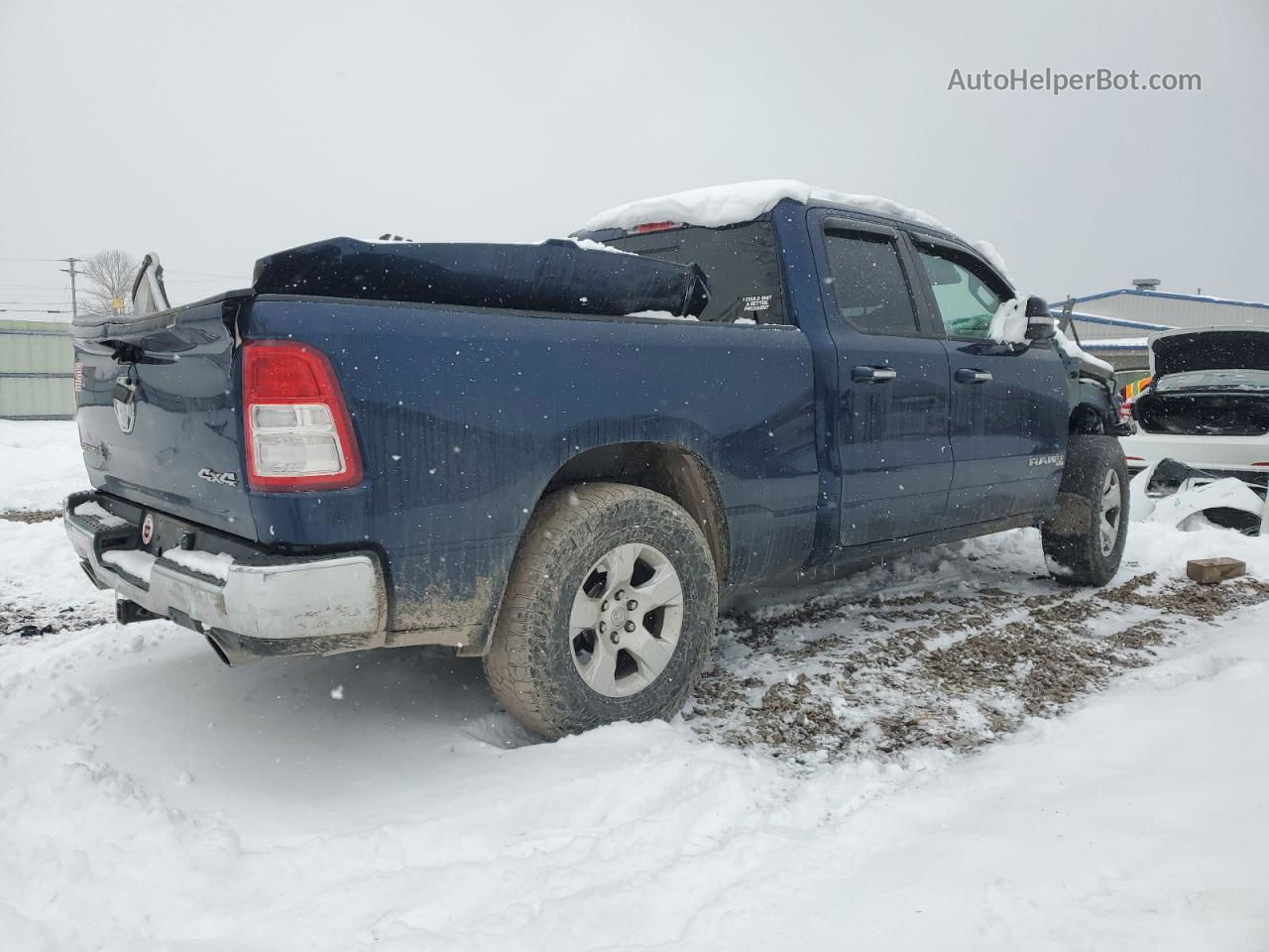 2019 Ram 1500 Big Horn/lone Star Blue vin: 1C6SRFBT1KN875755