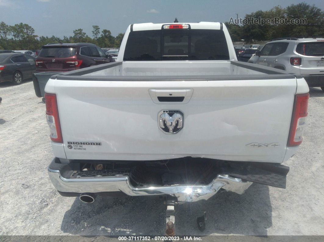 2022 Ram 1500 Big Horn White vin: 1C6SRFBT1NN458284