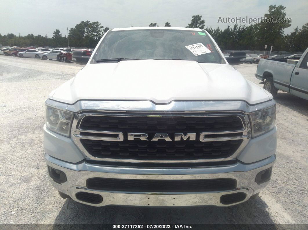 2022 Ram 1500 Big Horn White vin: 1C6SRFBT1NN458284