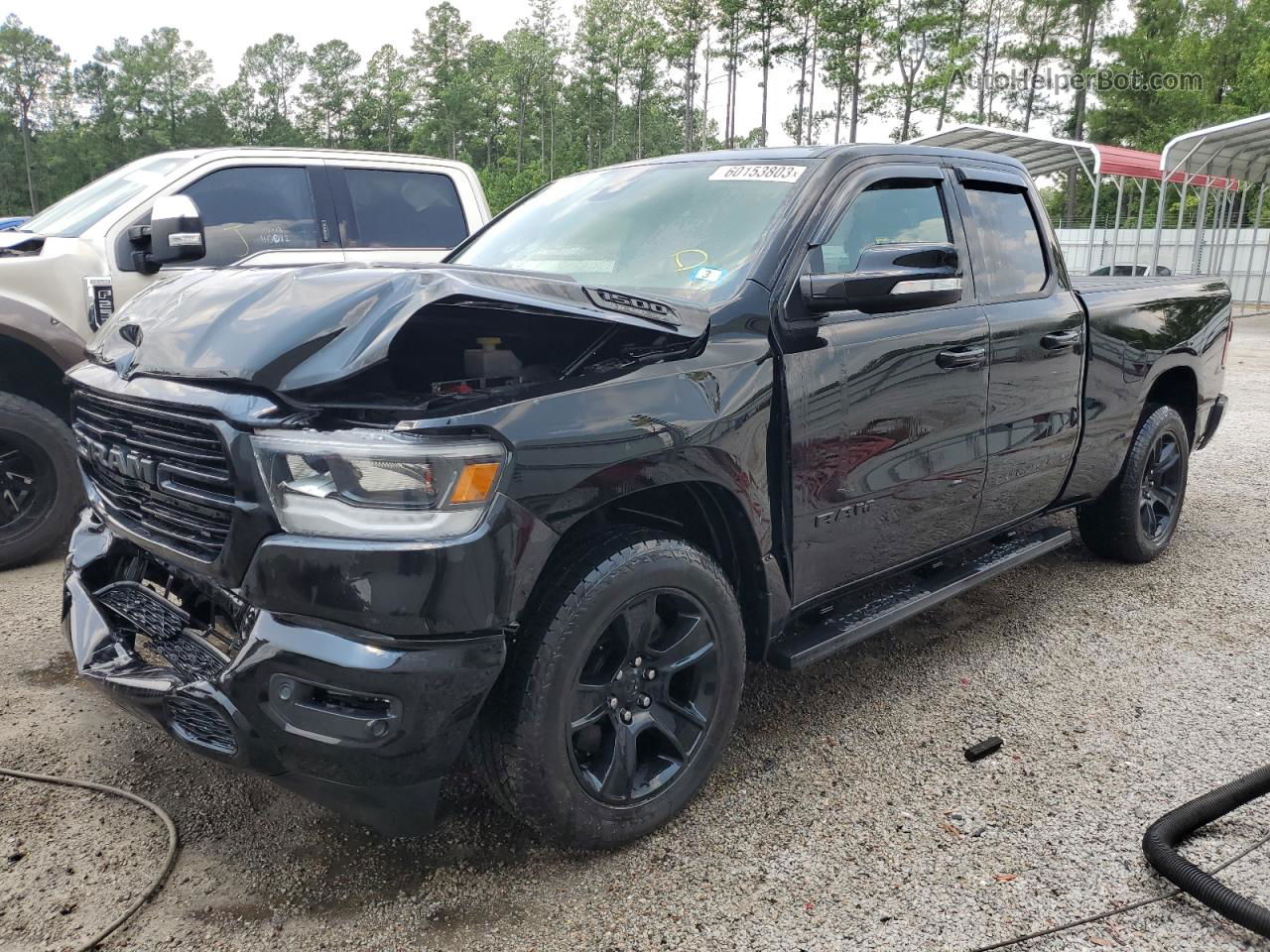 2020 Ram 1500 Big Horn/lone Star Black vin: 1C6SRFBT2LN115075