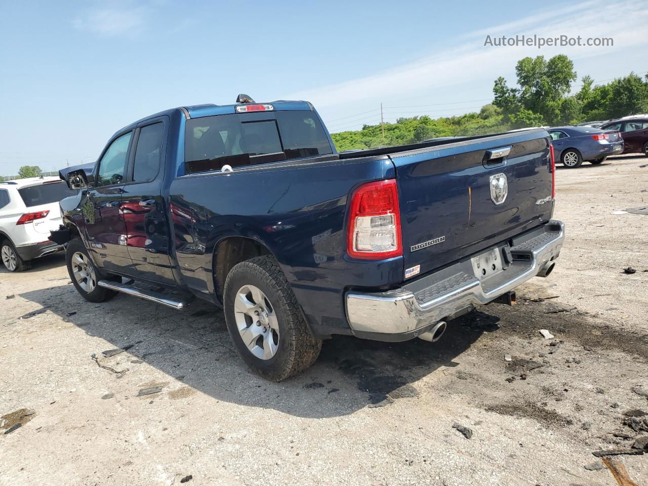 2019 Ram 1500 Big Horn/lone Star Blue vin: 1C6SRFBT5KN667720