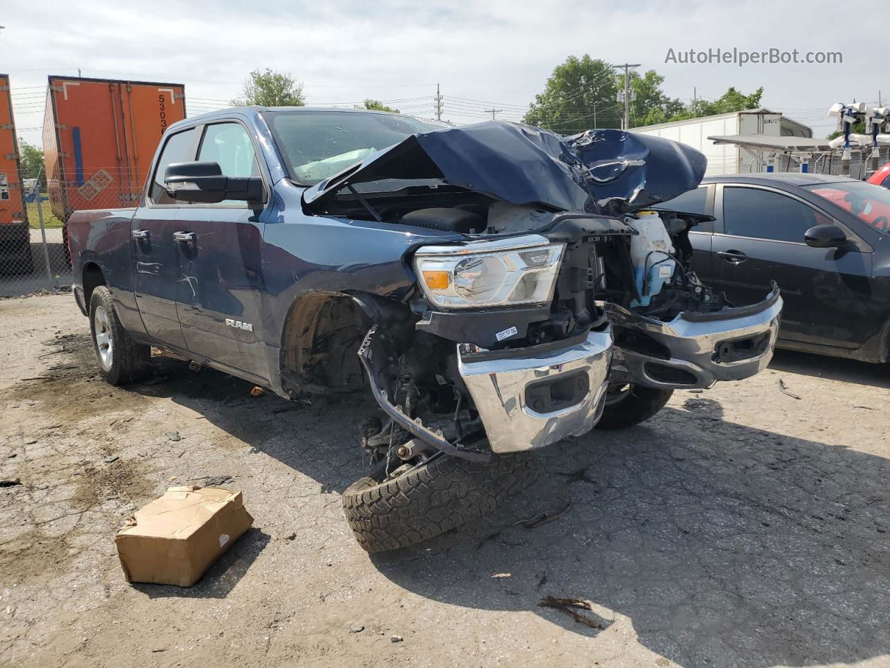 2019 Ram 1500 Big Horn/lone Star Blue vin: 1C6SRFBT5KN667720