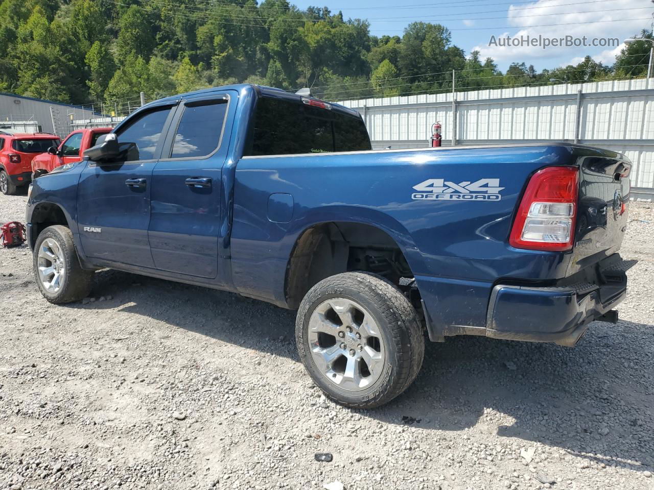 2019 Ram 1500 Big Horn/lone Star Blue vin: 1C6SRFBT6KN599184