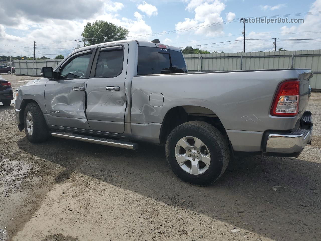 2019 Ram 1500 Big Horn/lone Star Серебряный vin: 1C6SRFBT6KN701549