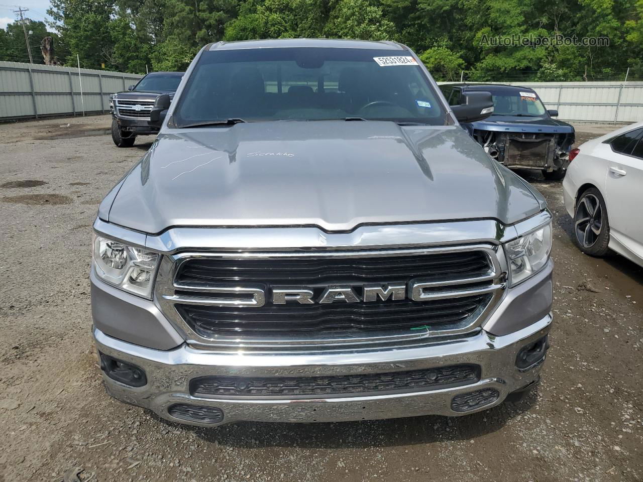 2019 Ram 1500 Big Horn/lone Star Silver vin: 1C6SRFBT6KN701549