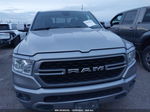 2022 Ram 1500 Big Horn Quad Cab 4x4 6'4 Box Silver vin: 1C6SRFBT6NN182409