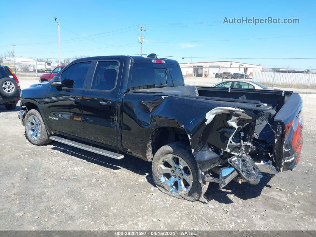 2020 Ram 1500 Big Horn Quad Cab 4x4 6'4 Box Black vin: 1C6SRFBT7LN222798