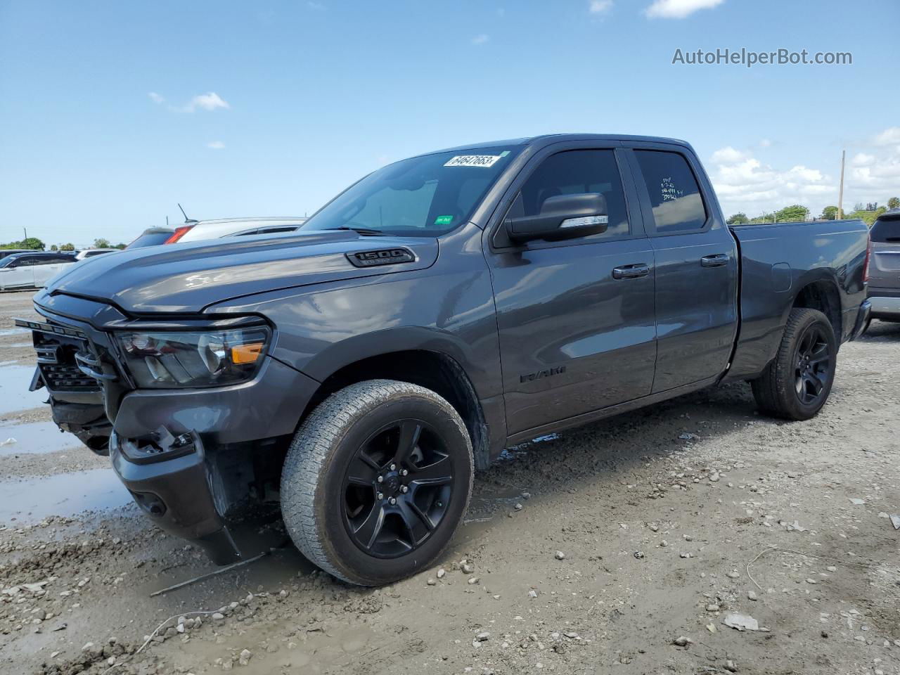 2022 Ram 1500 Big Horn/lone Star Gray vin: 1C6SRFBT7NN136362