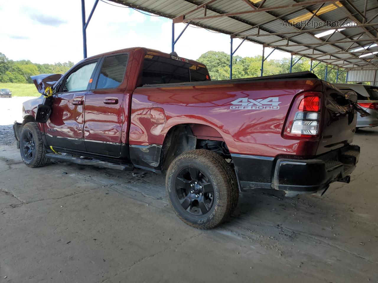 2022 Ram 1500 Big Horn/lone Star Burgundy vin: 1C6SRFBT7NN162041