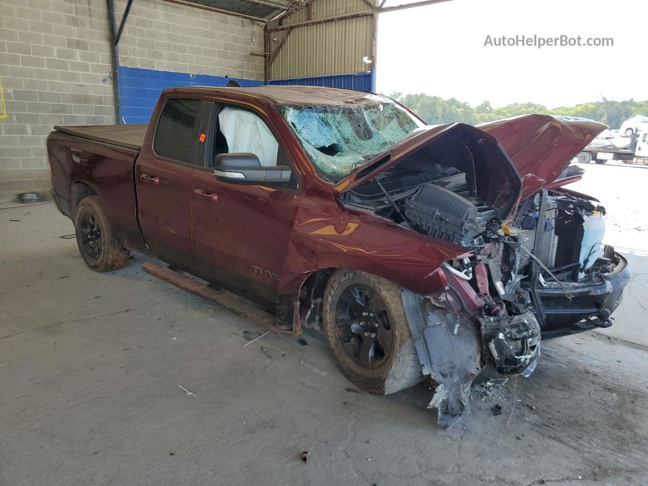 2022 Ram 1500 Big Horn/lone Star Burgundy vin: 1C6SRFBT7NN162041