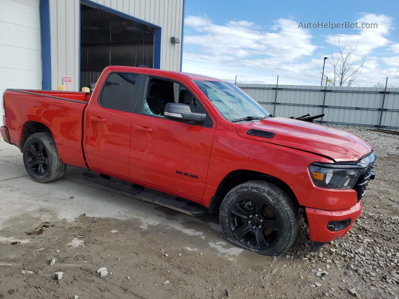 2022 Ram 1500 Big Horn/lone Star Red vin: 1C6SRFBT8NN206578