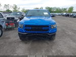 2022 Ram 1500 Big Horn Quad Cab 4x4 6'4 Box Blue vin: 1C6SRFBT8NN333184