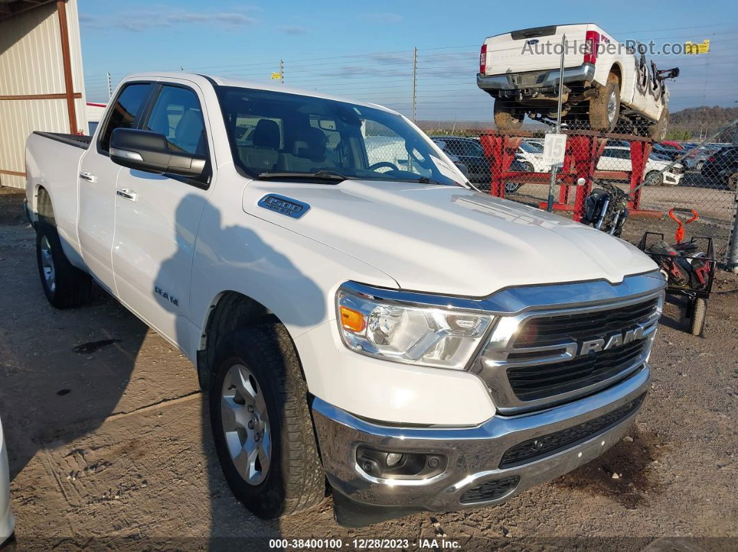 2019 Ram 1500 Big Horn/lone Star Quad Cab 4x4 6'4 Box Белый vin: 1C6SRFBT9KN759011