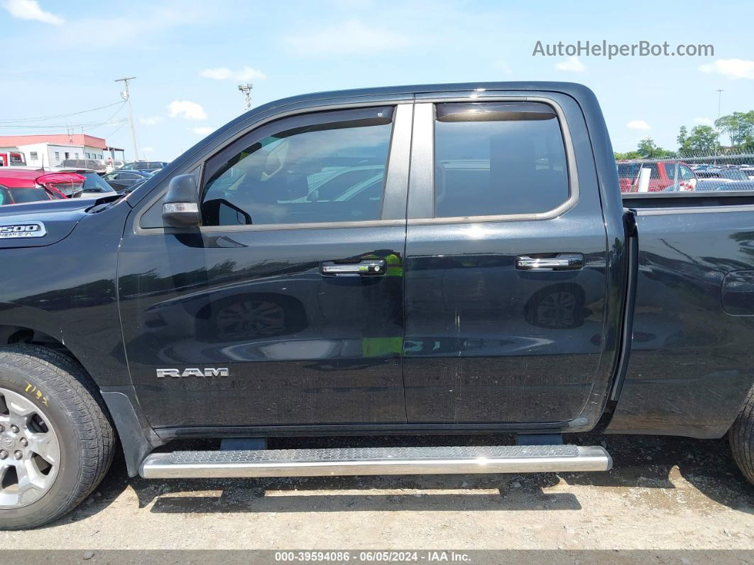 2019 Ram 1500 Big Horn/lone Star Quad Cab 4x4 6'4 Box Black vin: 1C6SRFBT9KN913779