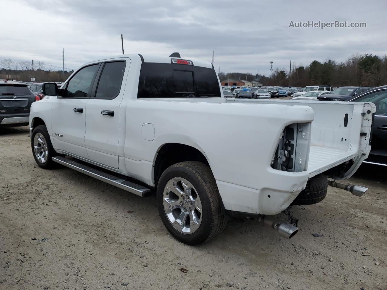 2019 Ram 1500 Big Horn/lone Star White vin: 1C6SRFBTXKN831477