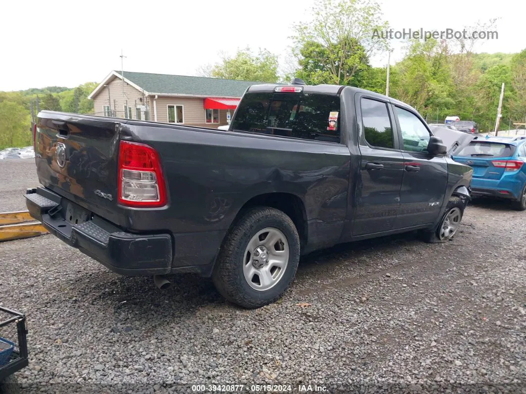 2019 Ram 1500 Tradesman Quad Cab 4x4 6'4 Box Pewter vin: 1C6SRFCT1KN577561