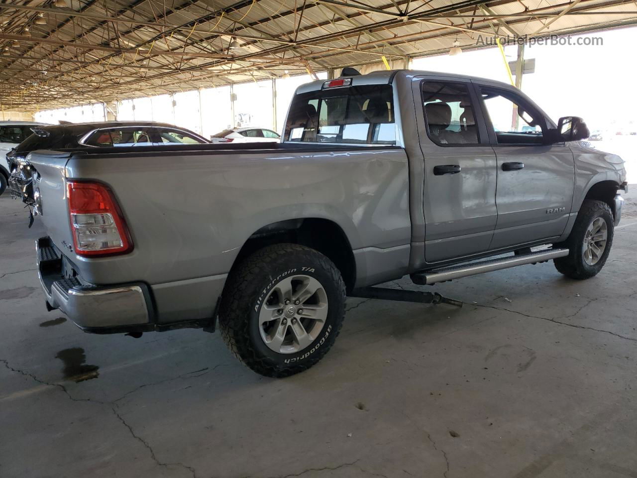 2019 Ram 1500 Tradesman Silver vin: 1C6SRFCT1KN592299