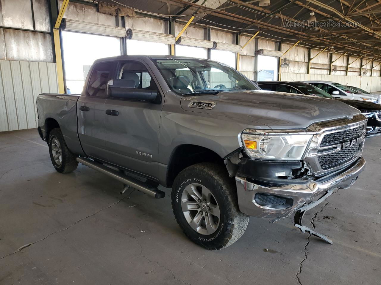 2019 Ram 1500 Tradesman Серебряный vin: 1C6SRFCT1KN592299