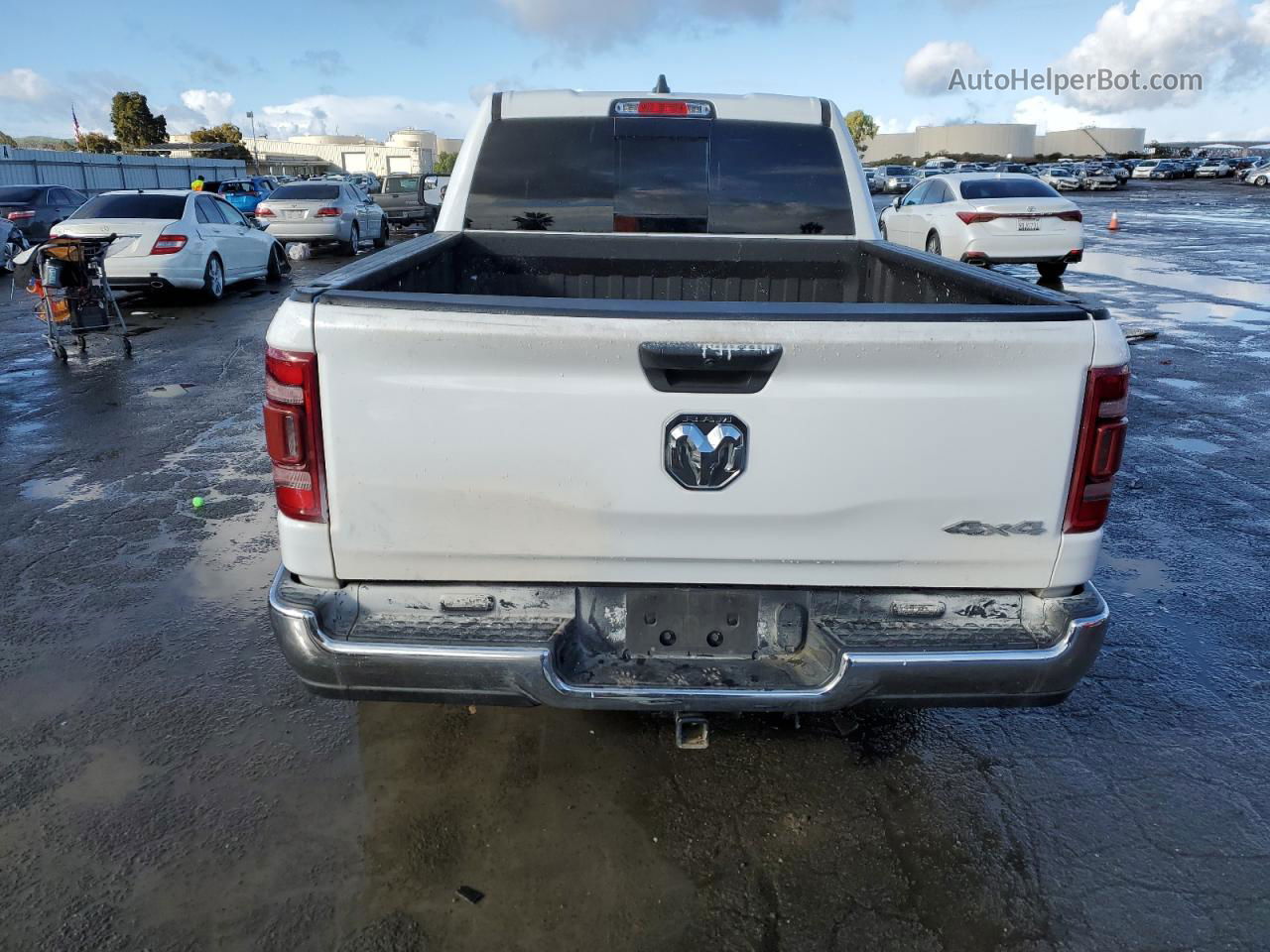 2022 Ram 1500 Tradesman White vin: 1C6SRFCT8NN160832