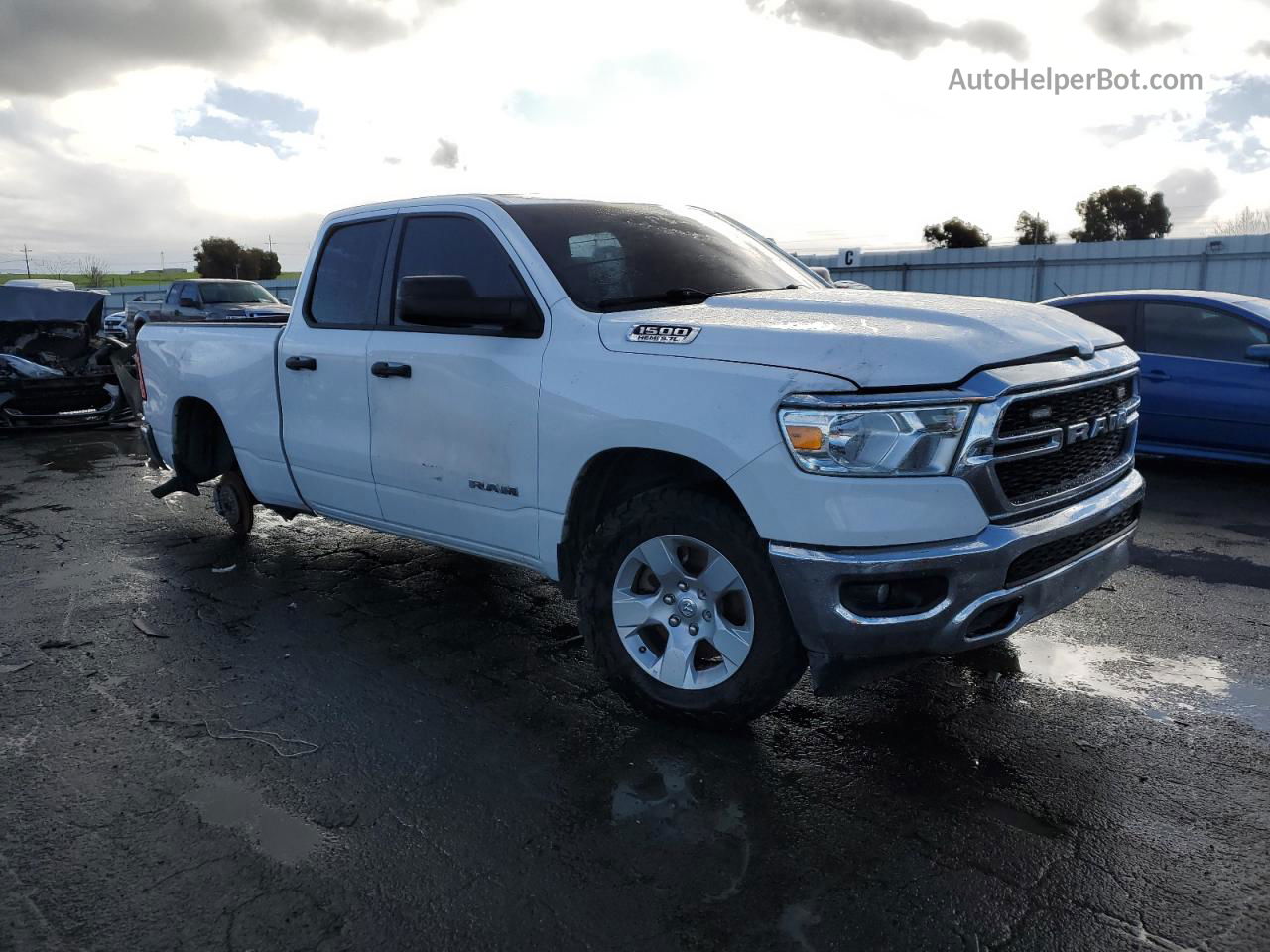 2022 Ram 1500 Tradesman Белый vin: 1C6SRFCT8NN160832