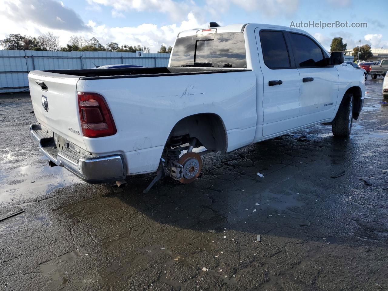 2022 Ram 1500 Tradesman White vin: 1C6SRFCT8NN160832