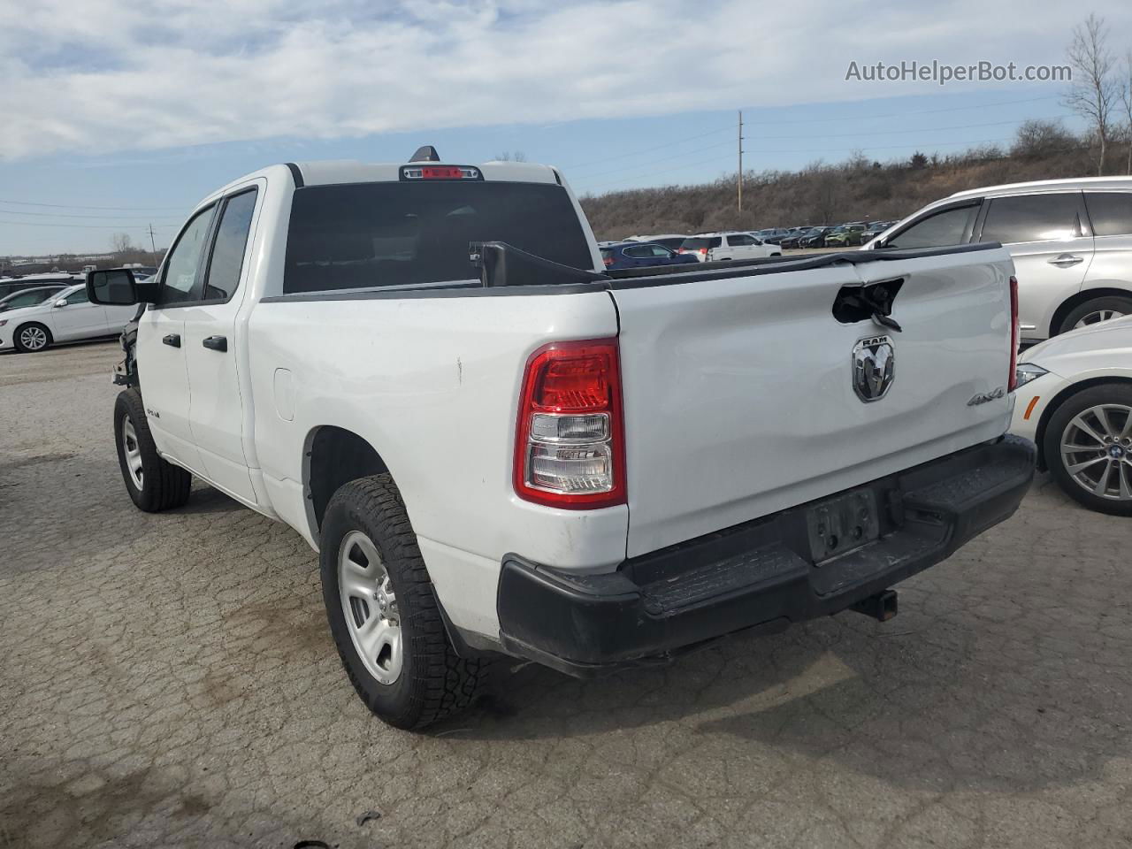 2022 Ram 1500 Tradesman Белый vin: 1C6SRFCTXNN453955