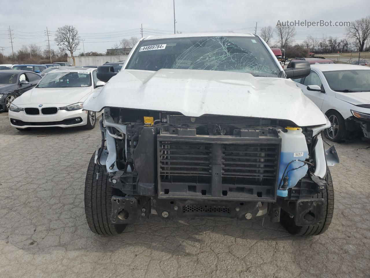 2022 Ram 1500 Tradesman White vin: 1C6SRFCTXNN453955