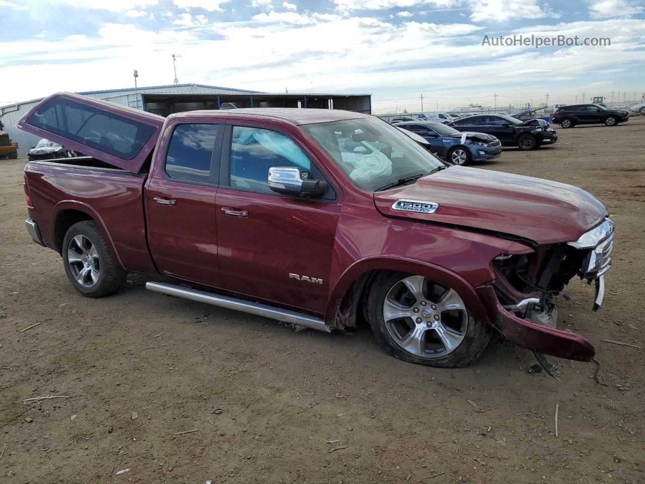 2019 Ram 1500 Laramie Red vin: 1C6SRFDT2KN795667