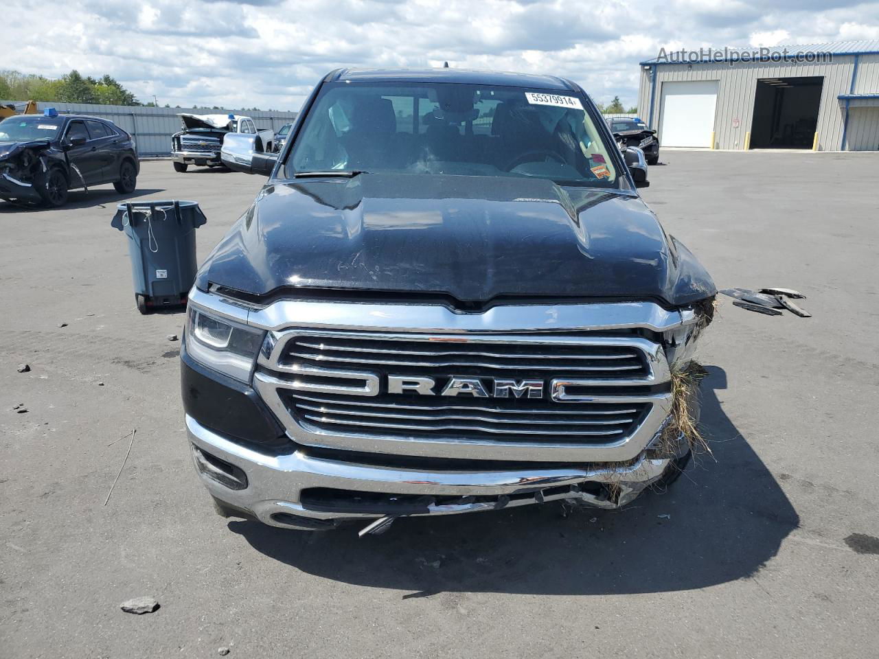 2019 Ram 1500 Laramie Черный vin: 1C6SRFDT3KN848831