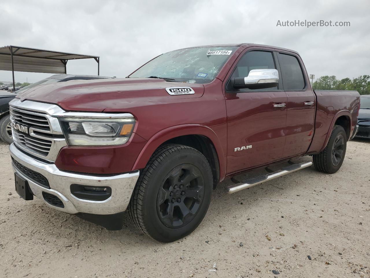 2020 Ram 1500 Laramie Red vin: 1C6SRFDT8LN121928