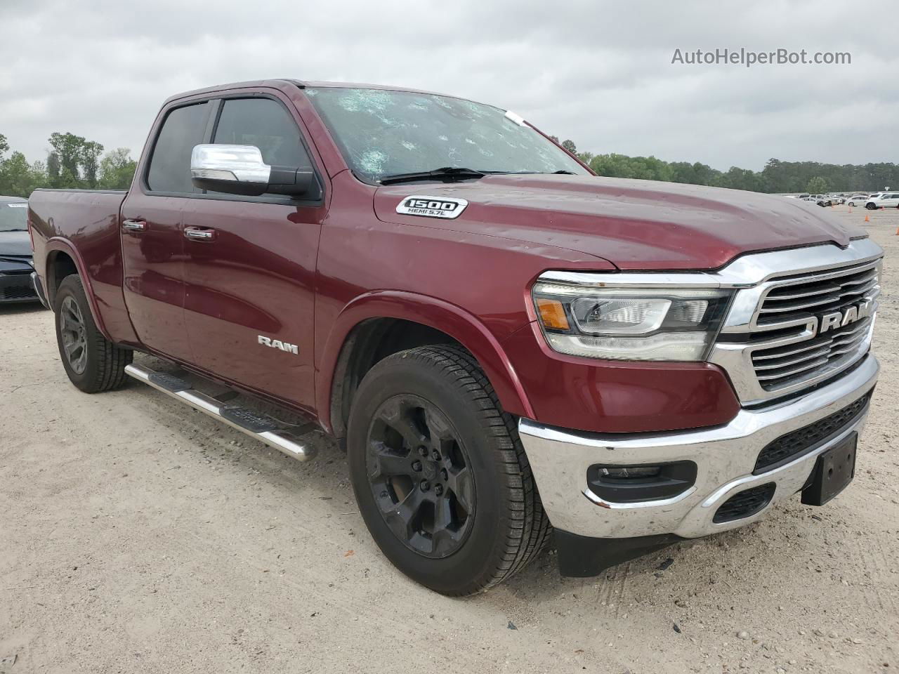 2020 Ram 1500 Laramie Red vin: 1C6SRFDT8LN121928