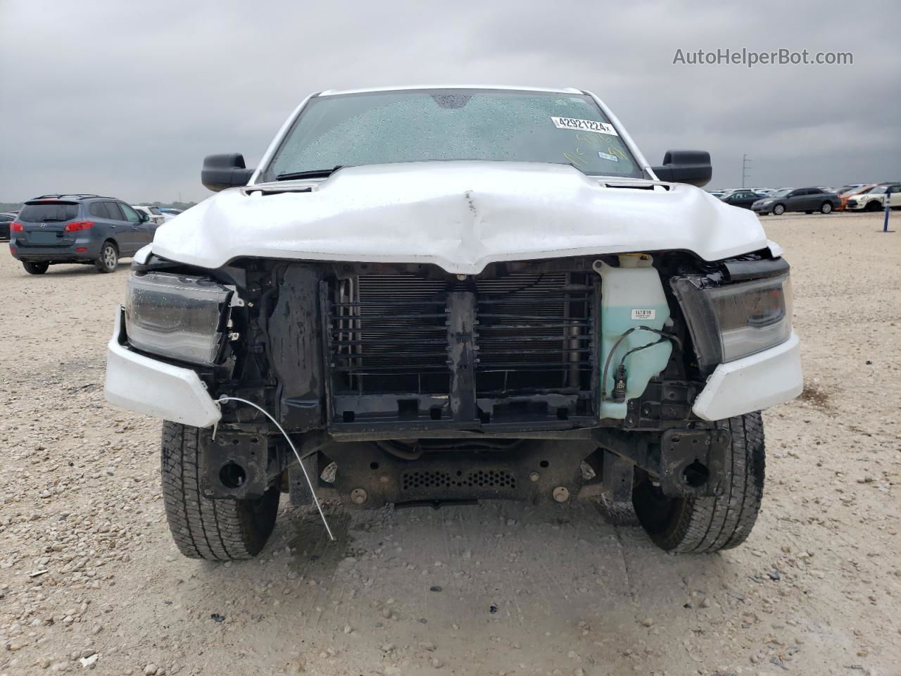 2019 Ram 1500 Rebel White vin: 1C6SRFET4KN806781