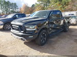 2019 Ram 1500 Rebel  4x4 64 Box Black vin: 1C6SRFET5KN832001