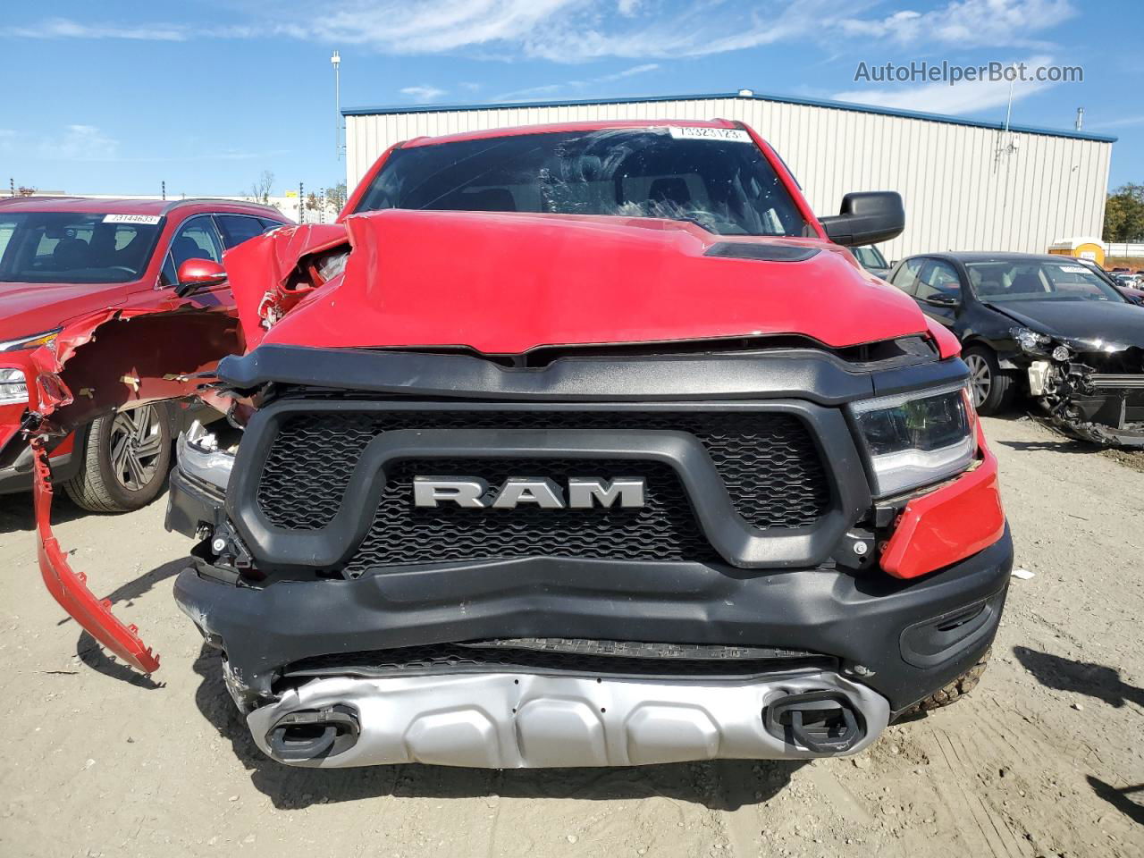 2019 Ram 1500 Rebel Красный vin: 1C6SRFETXKN848677