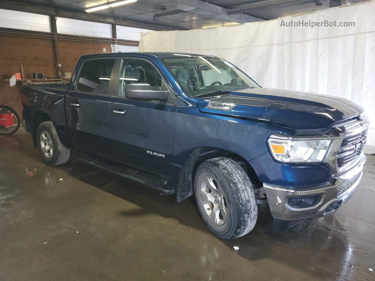 2019 Ram 1500 Big Horn/lone Star Синий vin: 1C6SRFFT0KN765211