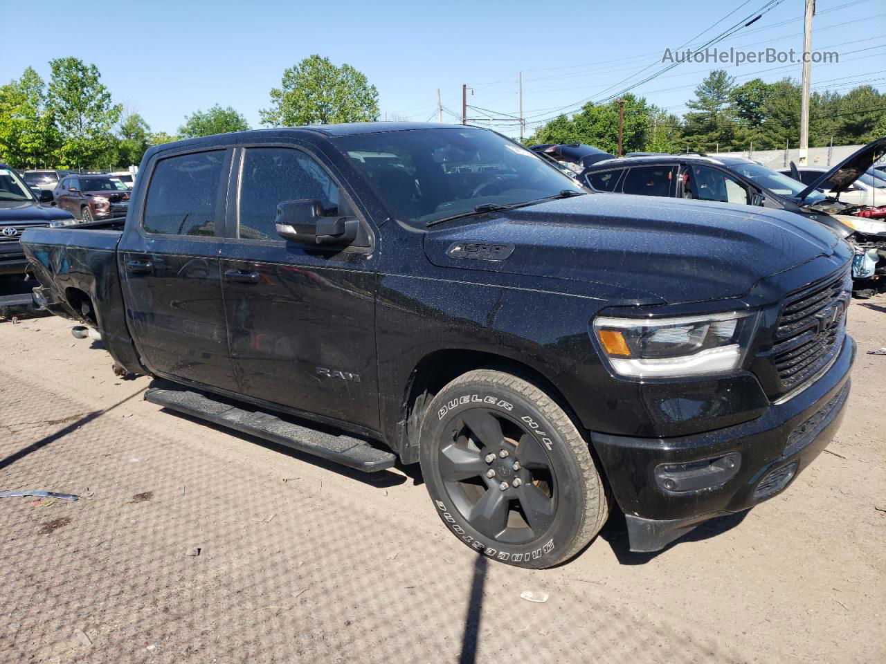 2019 Ram 1500 Big Horn/lone Star Black vin: 1C6SRFFT0KN780050